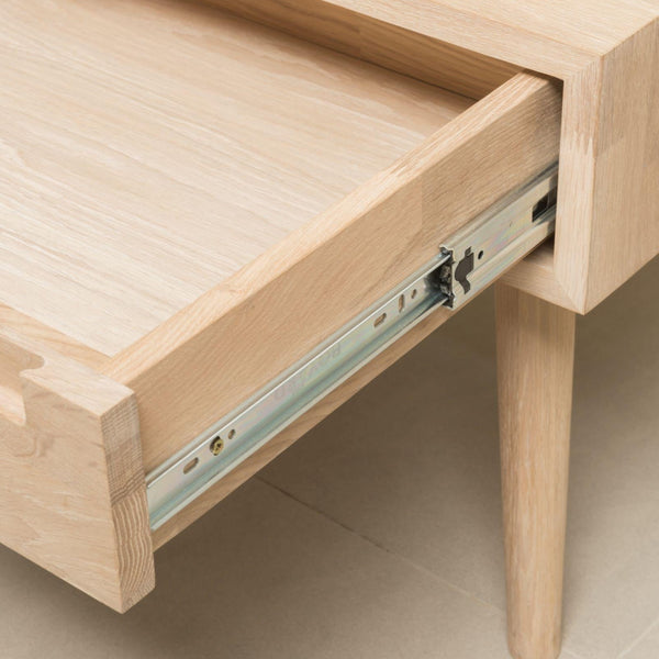 NordicStory mesa de centro madera maciza roble retro nordico