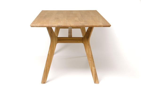 Mesa de comedor de madera maciza de roble Harold, 170 x 90 x 75 cm. | NordicStory