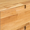 NordicStory mesa de noche mesita mesilla madera maciza roble 100 natural blanqueado