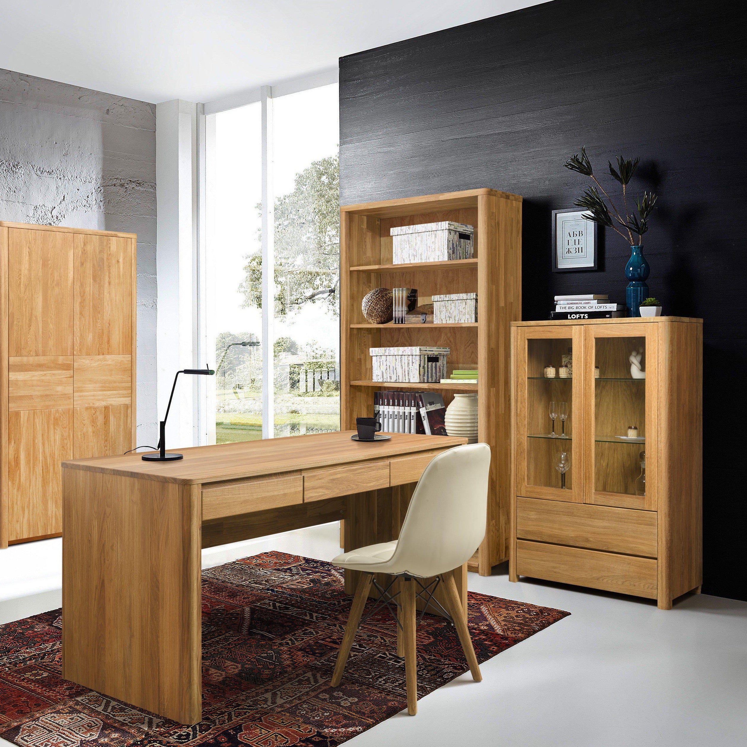NordicStory Mesa escritorio de madera maciza de roble Escandi 1 140 x 60  x 75 cm. en 2023