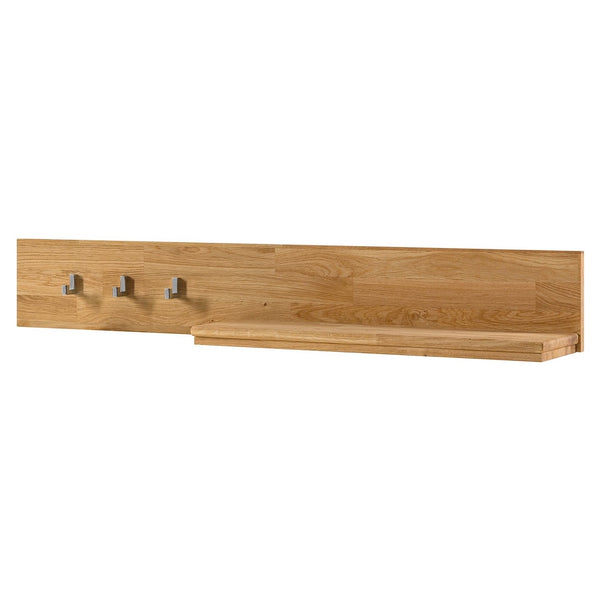 NordicStory Perchero de pared de madera maciza de roble 