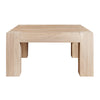 Mesa de centro de madera de roble estilo escandinavo