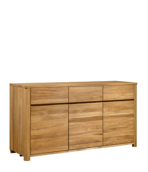 NordicStory Aparador Cómoda de madera maciza de roble 