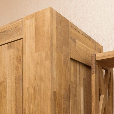  Shaker - Mueble de pared de madera maciza con armario