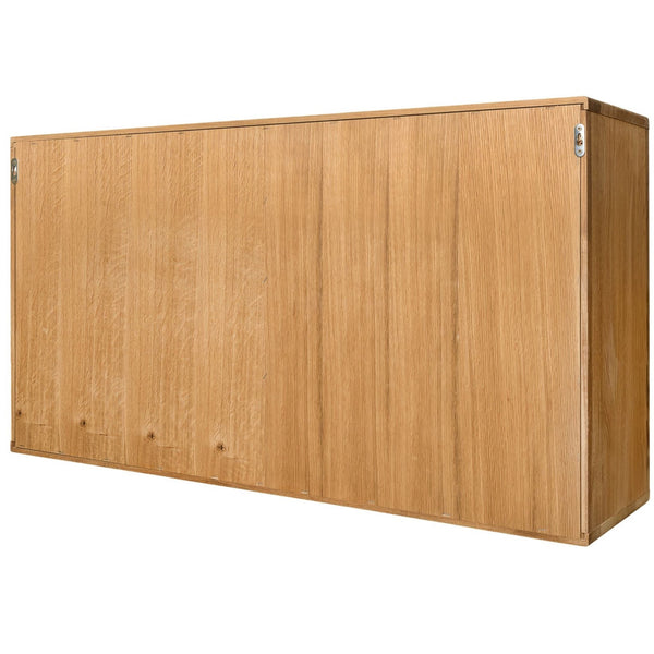 NordicStory Armario de pared de madera maciza de roble 