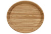 NordicStory Bandeja decorativa redonda de madera maciza roble Info Draft