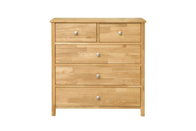 NordicStory Comoda Laura Cajonera 5 Cjones Madera Maciza Roble Nordico 