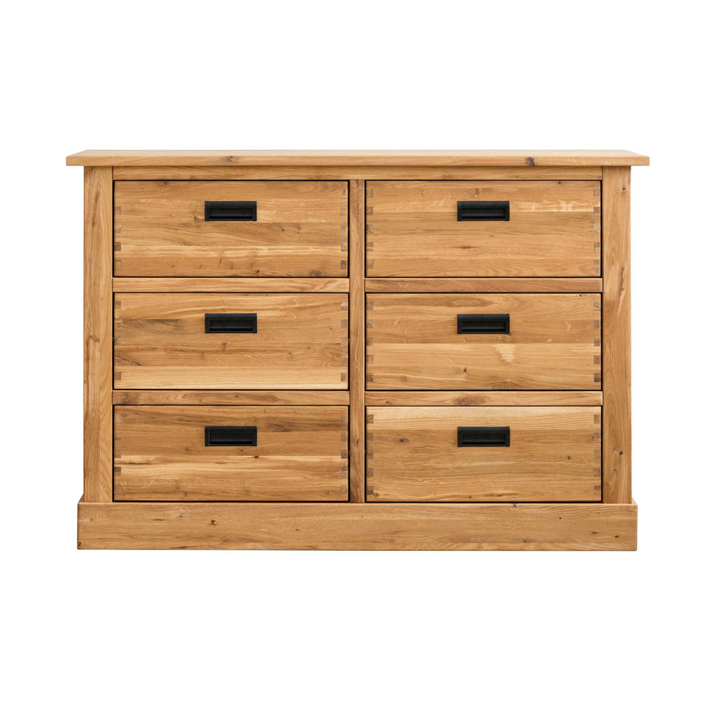 NordicStory Mueble de salon madera maciza roble comoda aparador estilo rustico Provance