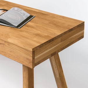 NordicStory Mesa Oficina Escritorio de Madera Maciza Roble Nordico 