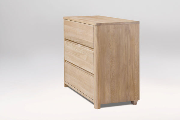 NordicStory Elsa Aparador Comoda Cajonera de madera maciza roble escandinavo