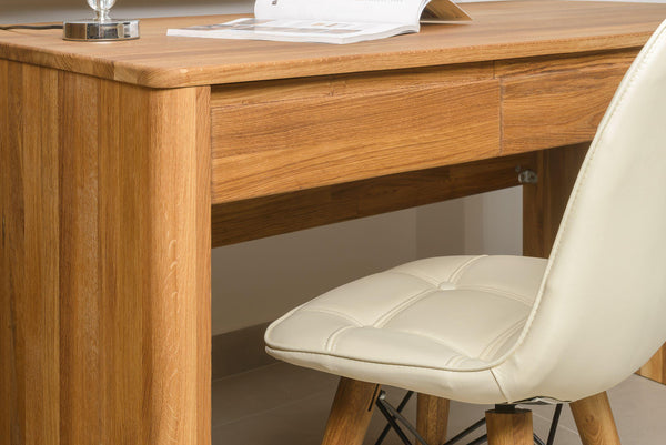 NordicStory Mesa escritorio de madera maciza de roble