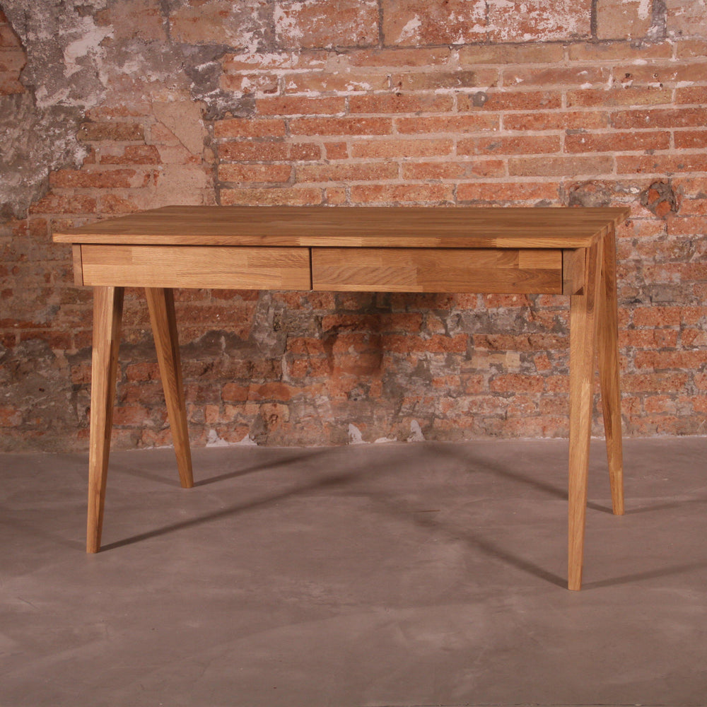 NordicStory Mesa escritorio de madera maciza de roble 