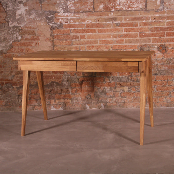 NordicStory Mesa escritorio de madera maciza de roble 