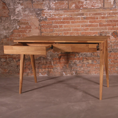 NordicStory Mesa escritorio de madera maciza de roble 