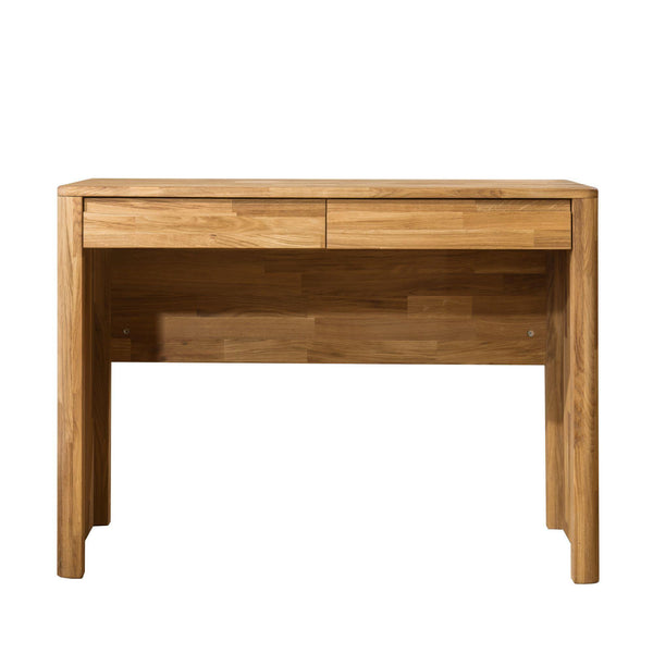 VESKOR Mesa escritorio tocador de madera maciza de roble ALINA 3