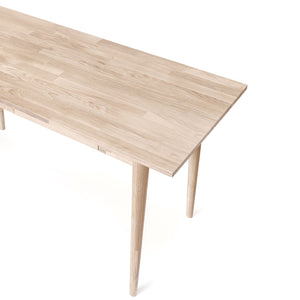 NordicStory Mesa escritorio de madera maciza de roble