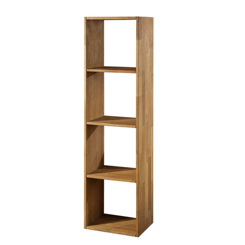 NordicStory Estanteria Libreria de madera maciza de roble