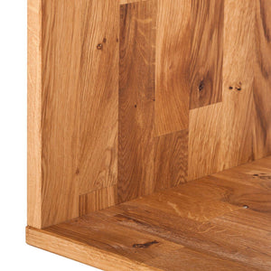 NordicStory Estanteria Libreria De Madera Maciza De Roble Escandinavo