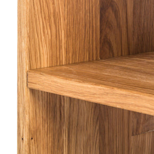 NordicStory Estanteria Libreria De Madera Maciza De Roble Nordico 