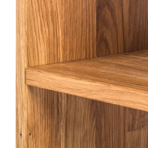 NordicStory Estanteria Libreria De Madera Maciza De Roble Escandinavo