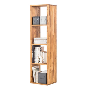 Estantería Librería de madera en tono natural NORDIC. Ofertas Online