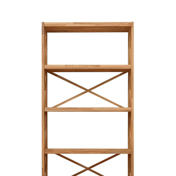 NordicStory Estanteria a pared Libreria de madera maciza roble nordico 