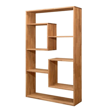 NordicStory Estanteria Libreria de madera maciza de roble 