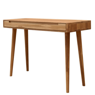 NordicStory Mesa escritorio tocador de madera maciza de roble