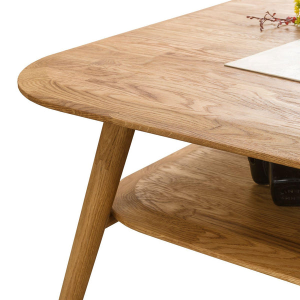 NordicStory Mesa de centro Escandi 4 madera maciza roble