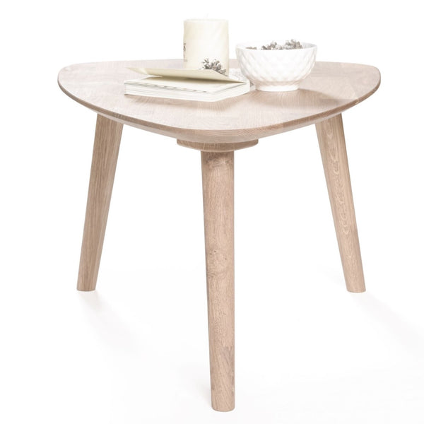 NordicStory Mesa de centro apiable madera maciza de roble
