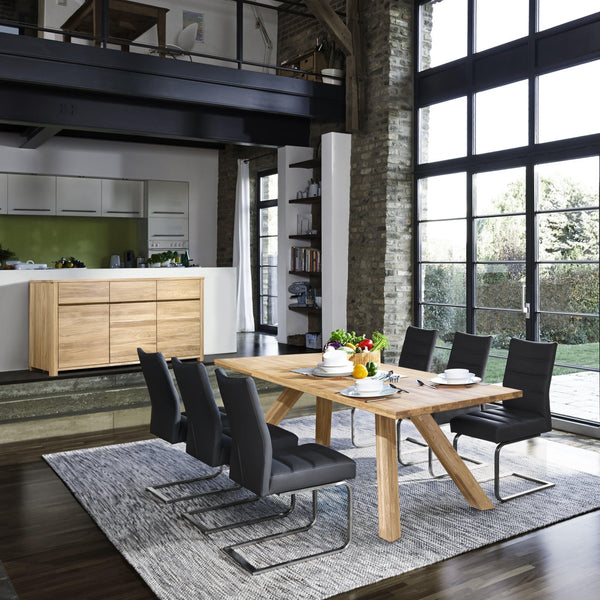 NoedicStory Aparador Almacenaje de madera maciza roble salon comedor nordico
