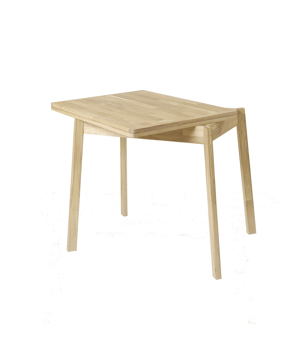 NordicStory Mesa extensible de comedor de madera maciza de roble 