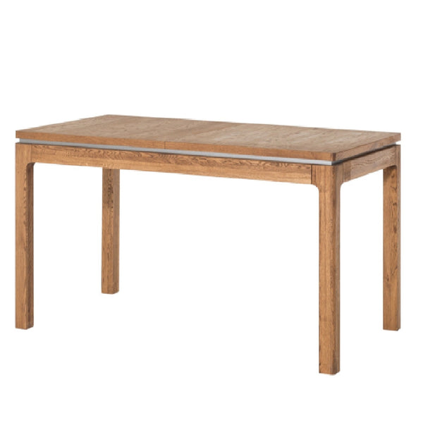 NordicStory Mesa de comedor extensible de madera de roble