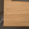 NordicStory Mesa extensible de comedor de madera maciza de roble 