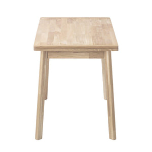 NordicStory Mesa de comedor extensible de madera maciza de roble escandinavo nordico 