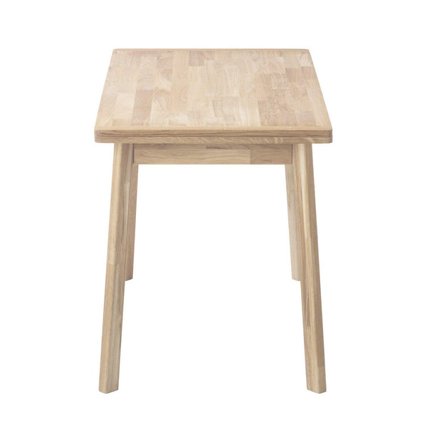 NordicStory Mesa de comedor extensible de madera maciza de roble escandinavo nordico 