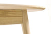 NordicStory Mesa de comedor ovalada y extensible de madera maciza de roble
