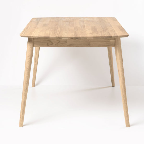 NordicStory Mesa de comedor madera maciza de roble
