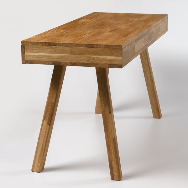 NordicStory Mesa Oficina Escritorio de Madera Maciza Roble Nordico 