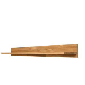 NordicStory Estante de pared de madera maciza de roble Moritz 150 x 20 x 15 cm.