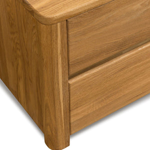NordicStory Mueble de TV Elsa 160 x 44 x 47 cm. Madera Maciza Roble