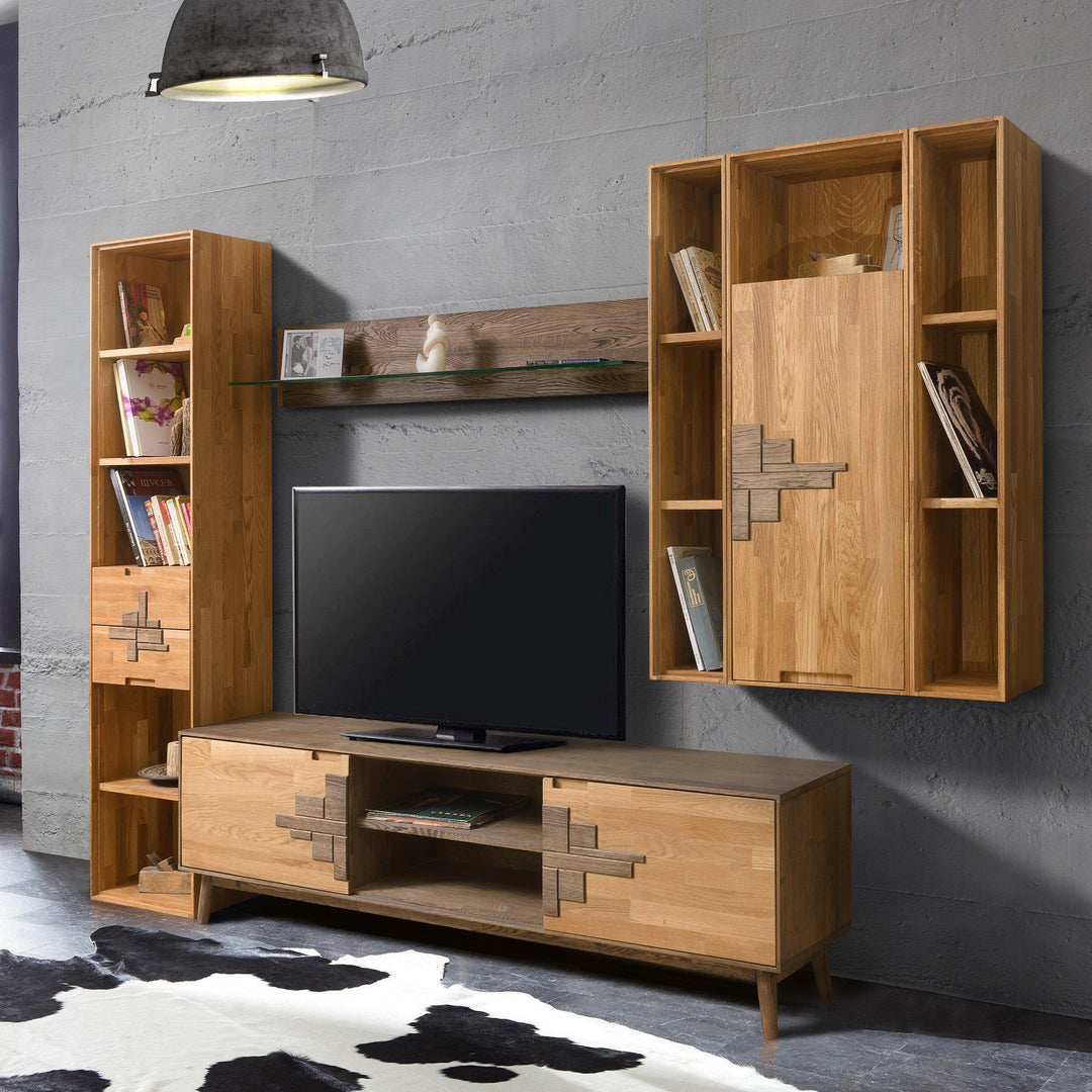 mueble tv madera maciza
