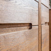 NordicStory Comoda de madera maciza de roble 