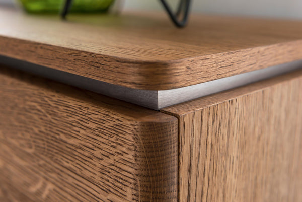 NordicStory Comoda o Mueble de TV de madera maciza de roble diseno rustico nordico escandinavo 