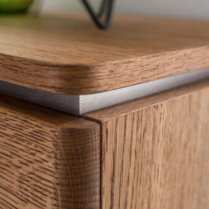LoftStory Comoda o Mueble de TV de madera de roble Montenegro 26 180 x 42 x 59 cm.