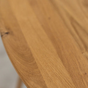 NordicStory Mesa extensible de comedor de madera maciza de roble MOBY