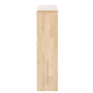 NordicStory Zapatero de roble madera maciza