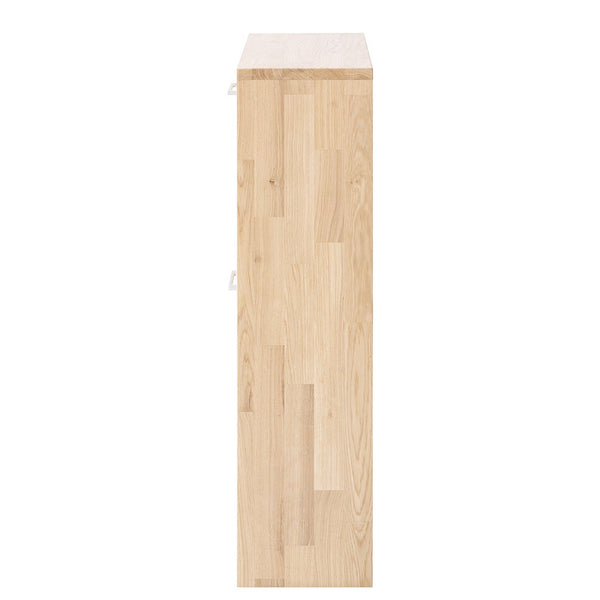 NordicStory Zapatero de roble madera maciza
