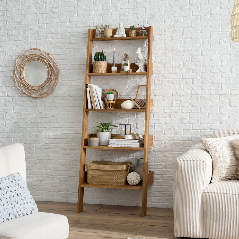 NordicStory Estanteria Madera Maciza Roble Natural Nordico
