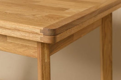 Mesa extensible madera roble macizo nordico 